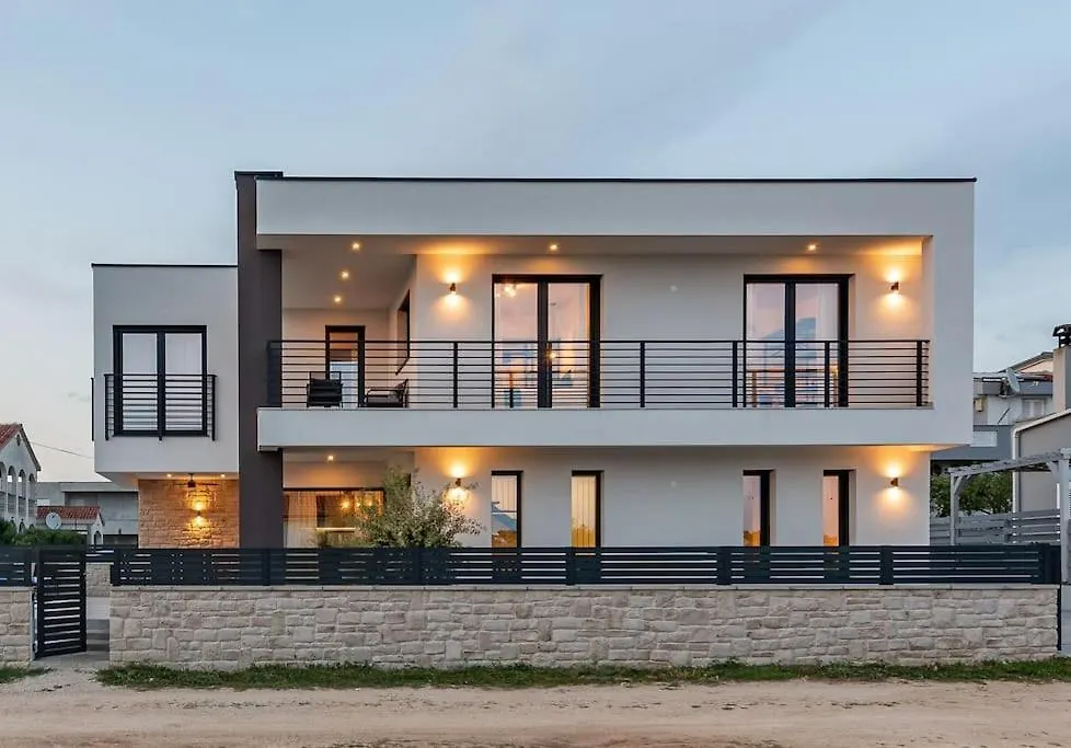 Brand New Villa Olivia 30M From The Sea With Heated Pool And Jacuzzi Zaton  Zaton (Zadar)