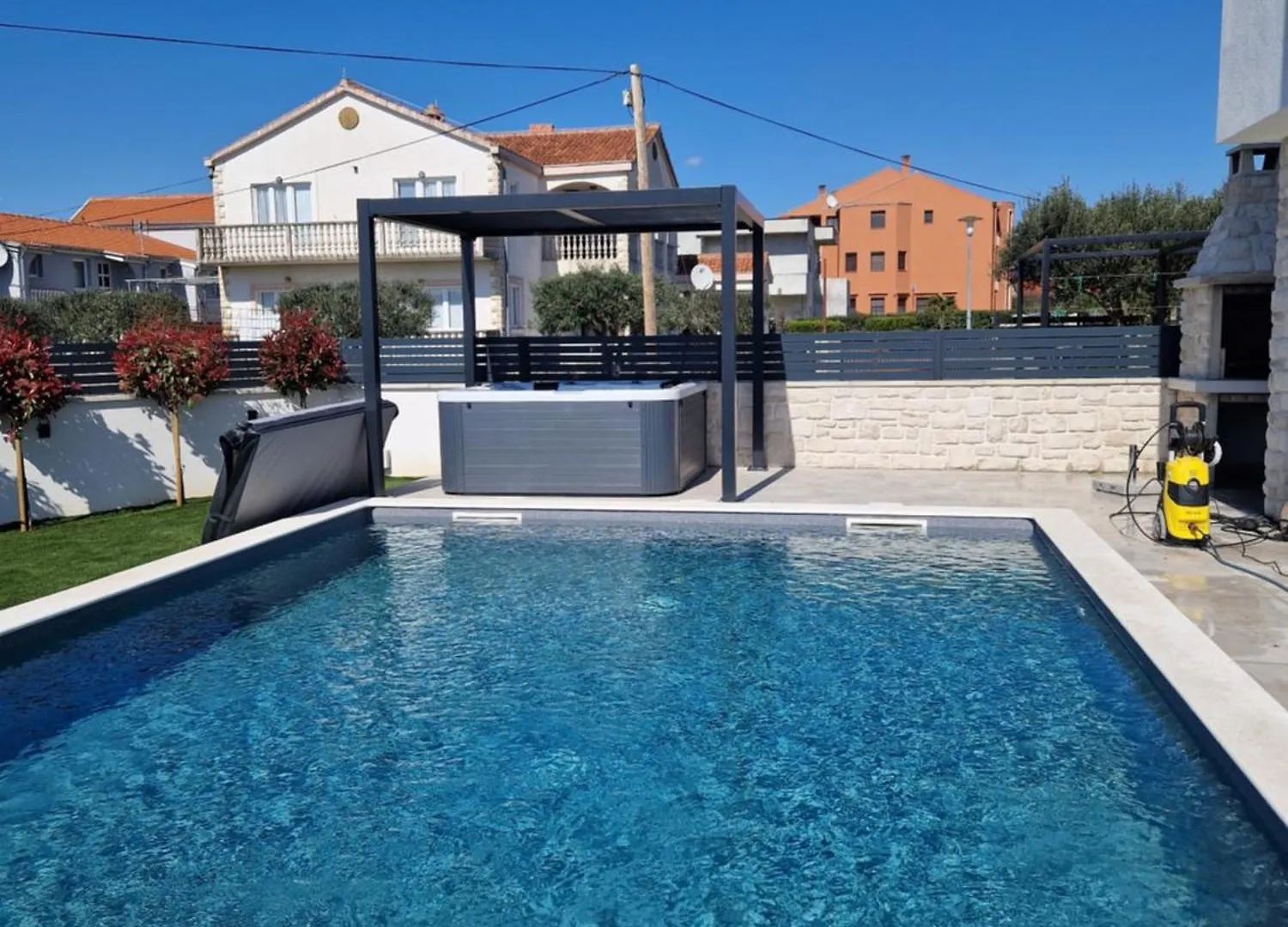 Brand New Villa Olivia 30M From The Sea With Heated Pool And Jacuzzi Zaton  Croatia